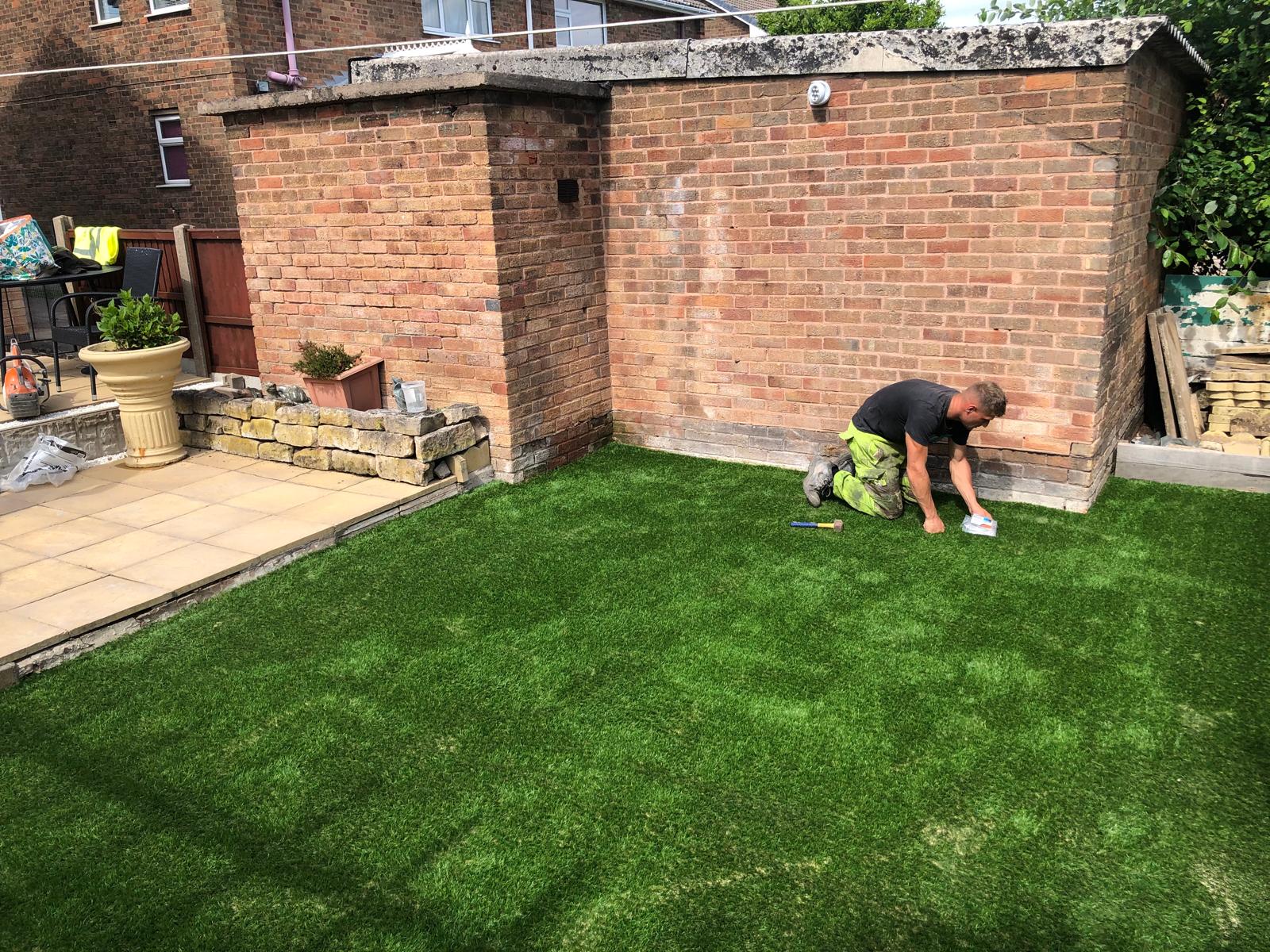 Artificial grass finished 2