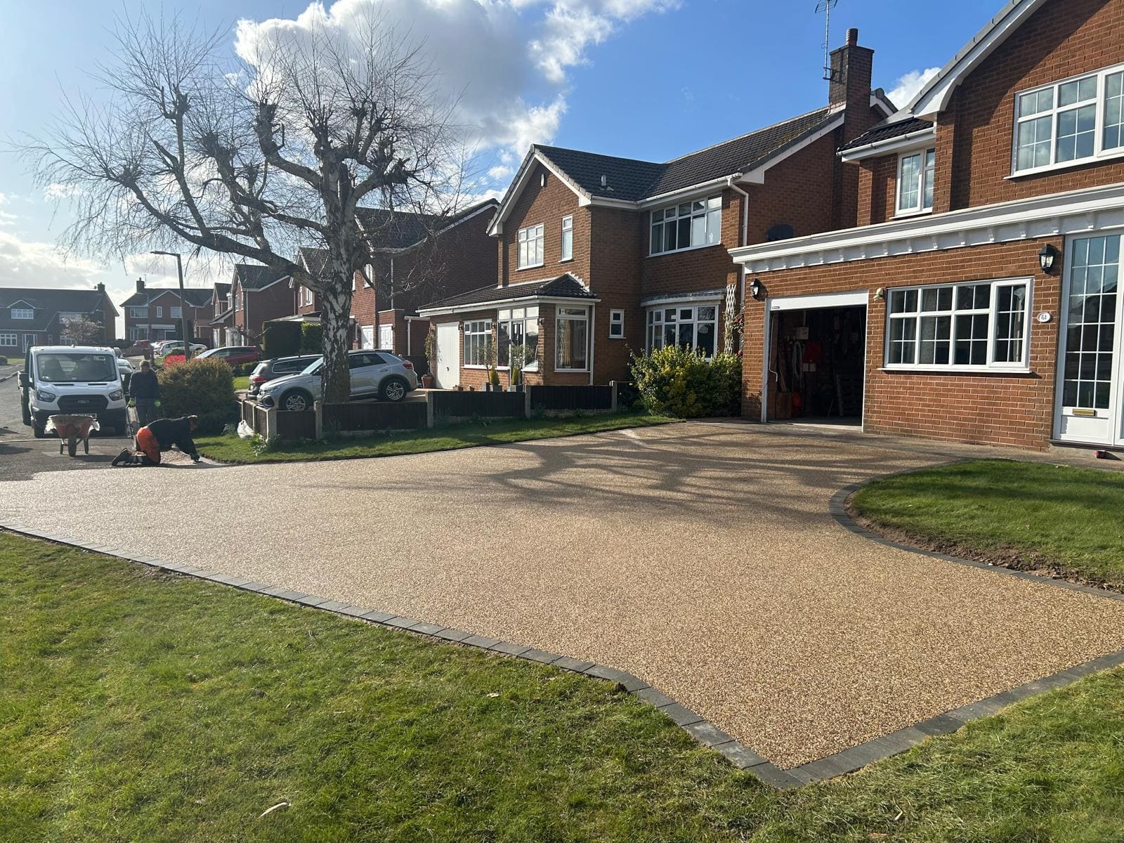 Resin bound driveway