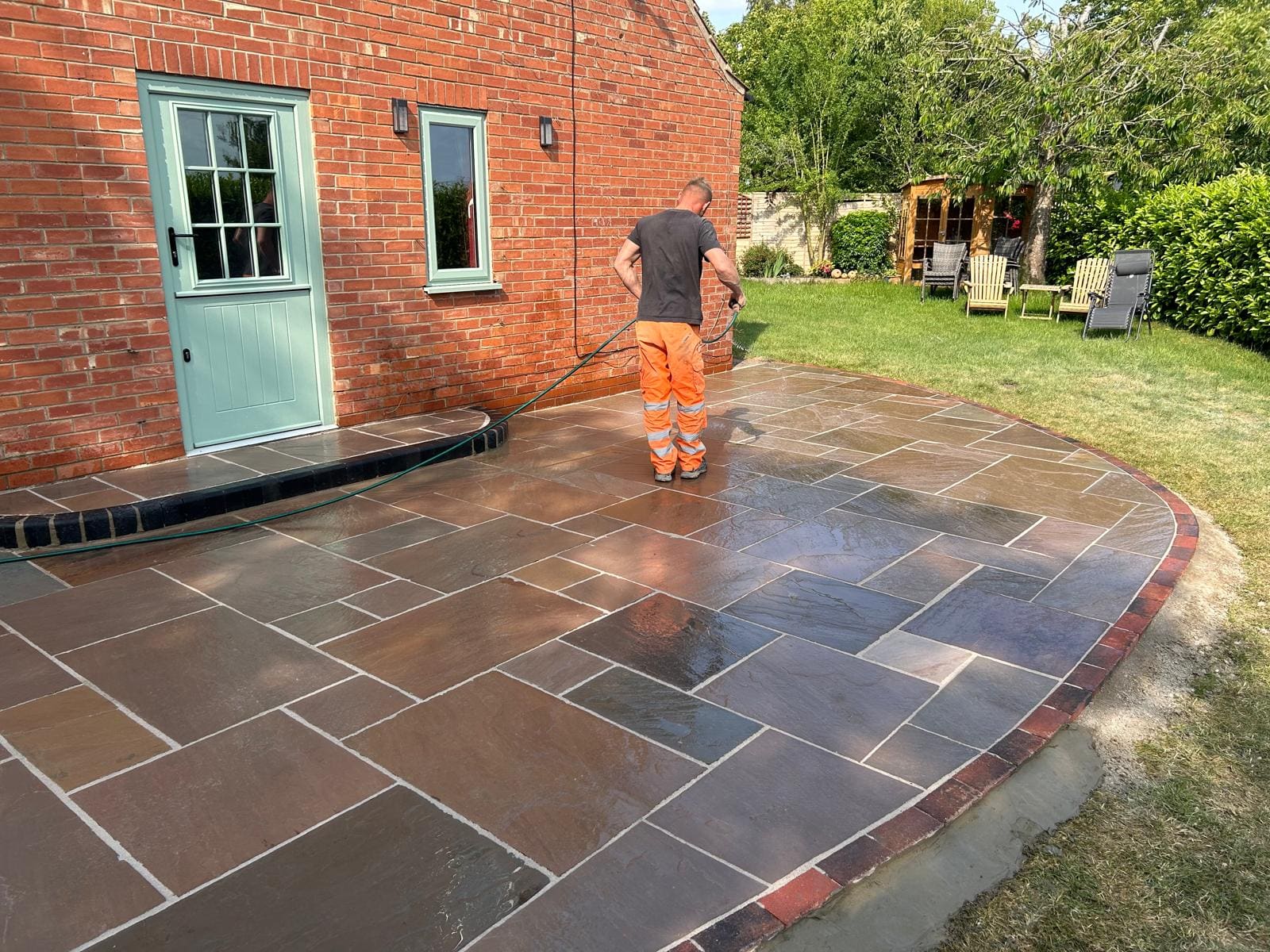 Patio Cleaning by LB Construction
